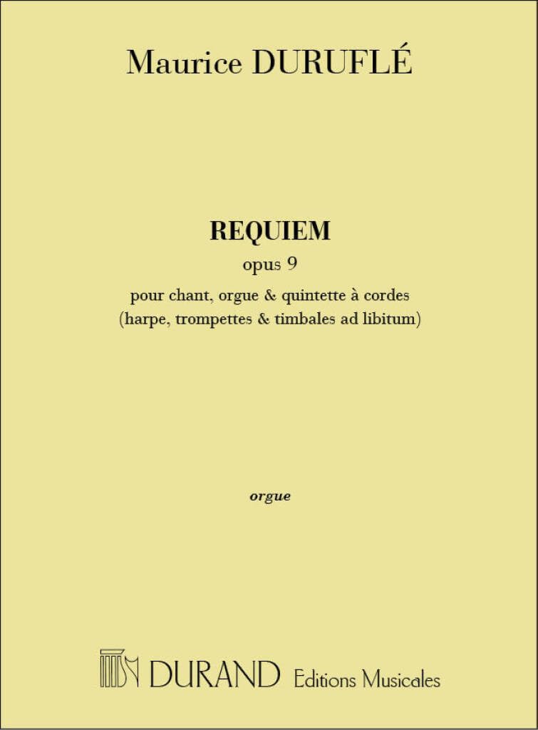 QUATRE MOTETS: UBI CARITAS OP.10 N 1 CHANT Sheet Music
