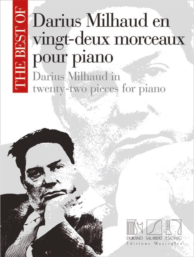 THE BEST OF DARIUS MILHAUD PIANO Sheet Music