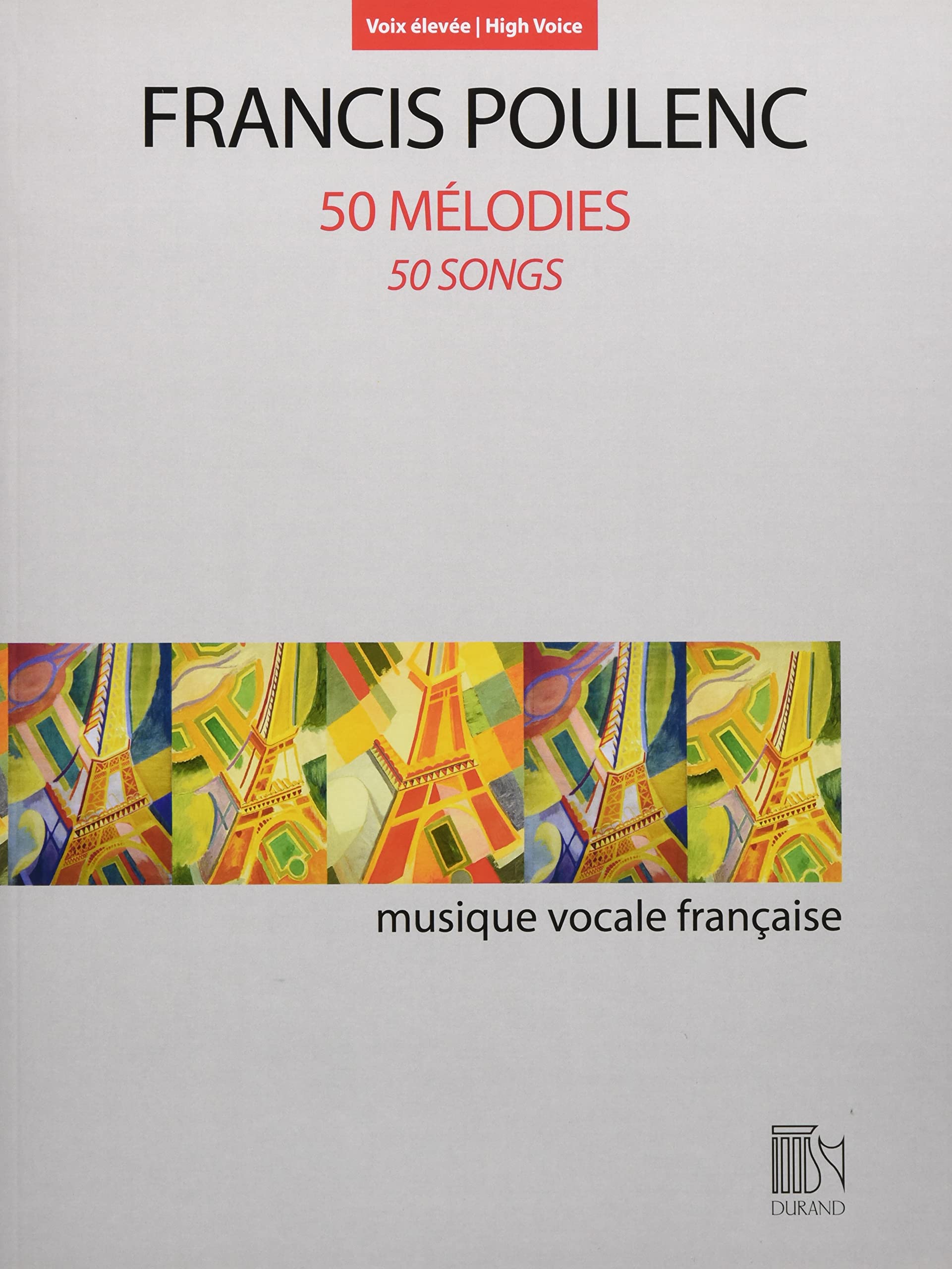 50 Melodies. Voix haute et piano. book
