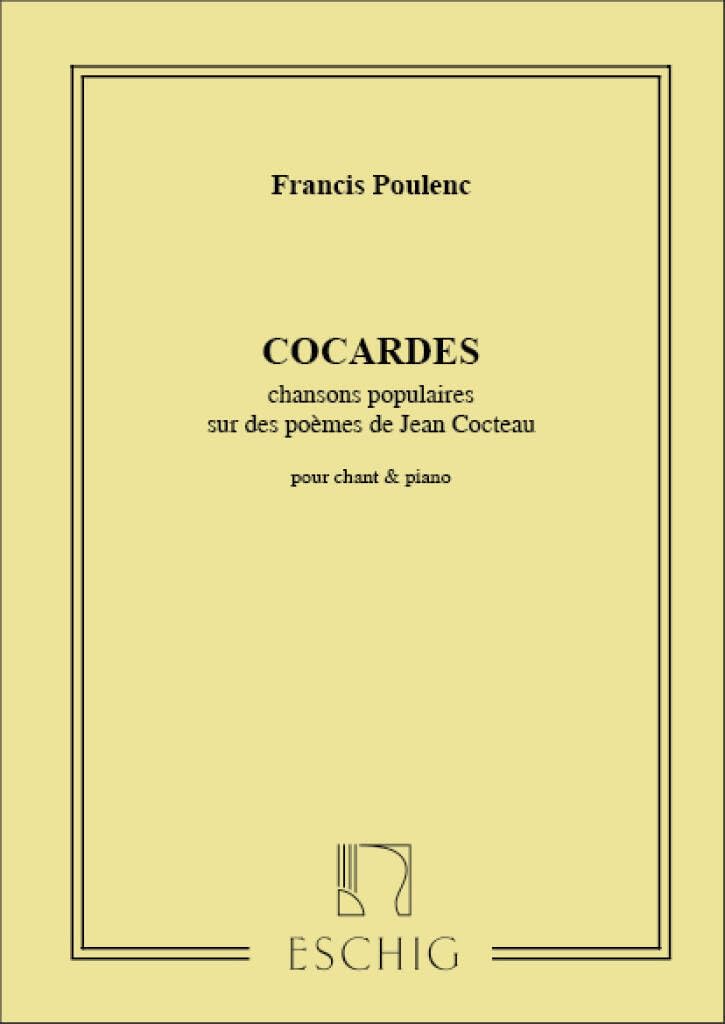 Cocardes Chansons Populaires Sur Des Poemes De J. book