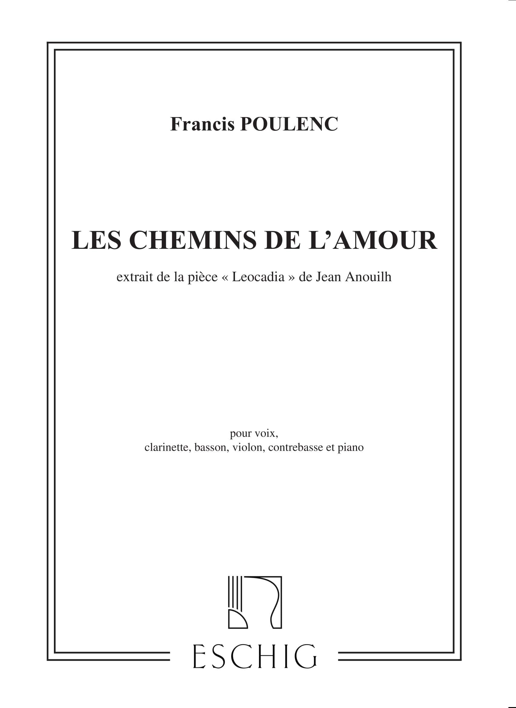 Les chemins de l'amour clarinette-partition+parties separees book