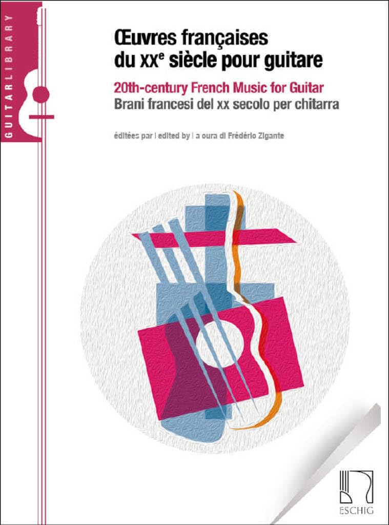 uvres françaises du XXe siècle pour guitare book