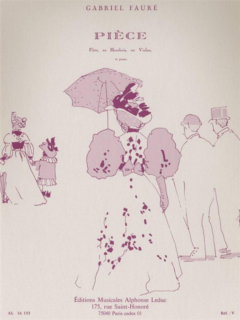 PIECE FLUTE(OU VIOLON OU HAUTBOIS) ET PIANO Sheet Music