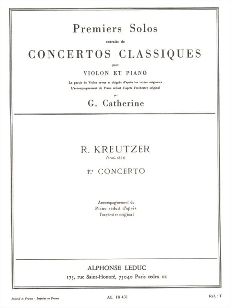 PREMIERS SOLOS CONCERTOS CLASSIQUES:N001 VIOLON ET PIANO book