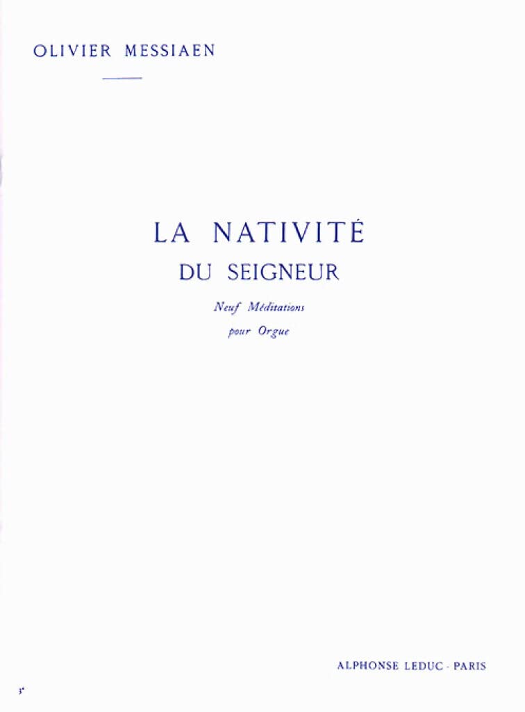 NATIVITE DU SEIGNEUR VOLUME 3 (MEDITATIONS 6-7 ET 8) ORGUE Arts & Music