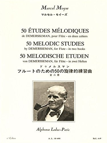50 ETUDES MELODIQUES OP4 D'APRES DEMERSSEMAN VOLUME 1 (N01 A 25) FLUTE Sheet Music