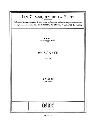 CLASSIQUE FLUTE N002 SONATE N02 (MIB) Arts & Music