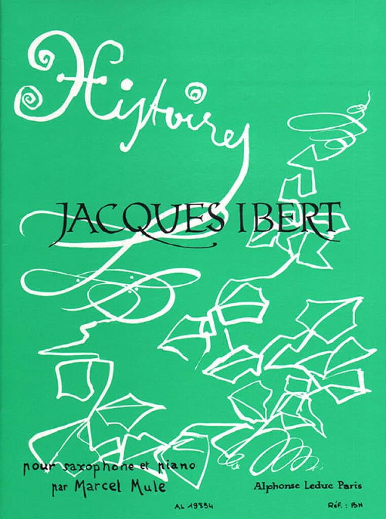 HISTOIRES RECUEIL SAXOPHONE MIB ET PIANO Sheet Music