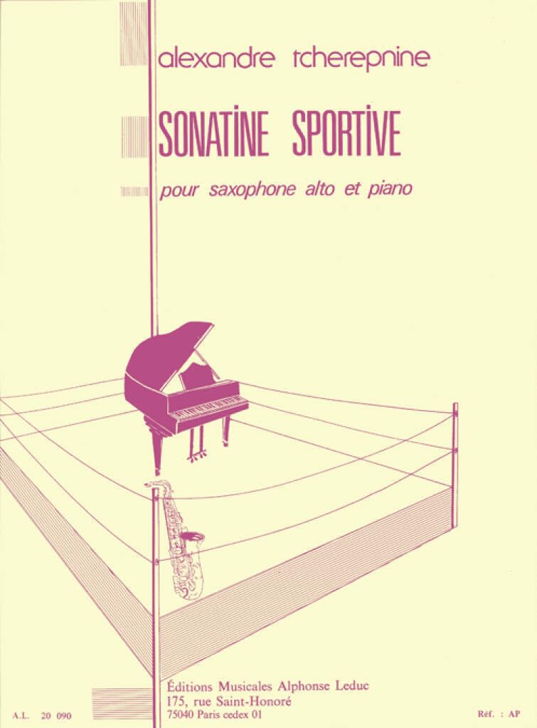 SONATINE SPORTIVE SAXOPHONE MIB ET PIANO Sheet Music
