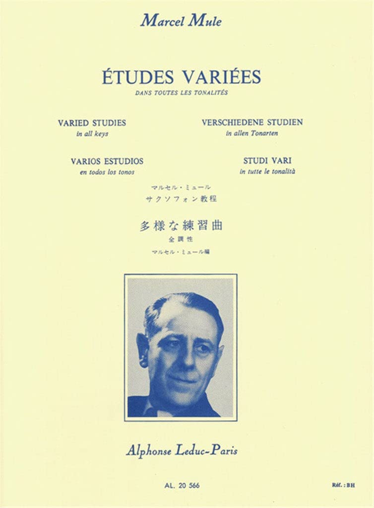 ETUDES VARIEES DANS TOUTES LES TONALITES SAXOPHONE Sheet Music