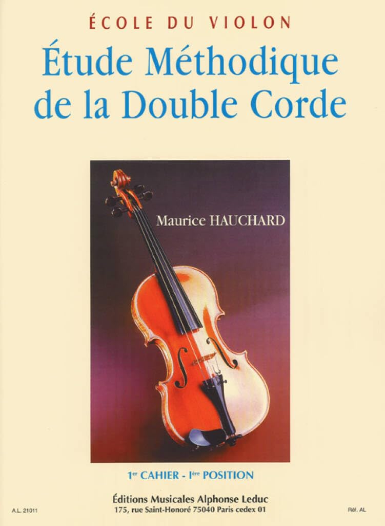 Étude Méthodique de la Double Corde 1. Violine Solo. Partitur Sheet Music