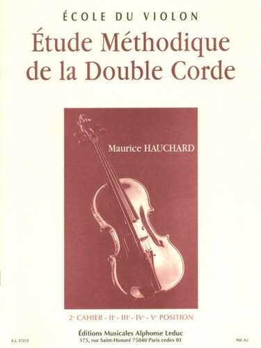 ETUDE METHODIQUE DE LA DOUBLE CORDE VOLUME 2 VIOLON Sheet Music