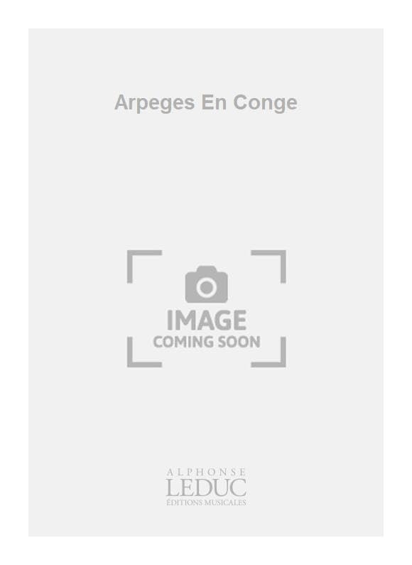 Rene defossez: les arpeges en conge (flute & piano) book