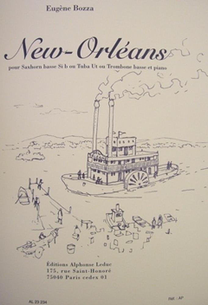 NEW ORLEANS SAXHORN BASSE SIB OU TUBA UT OU TROMB.BASSE ET PNO Sheet Music