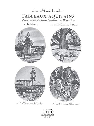 JEAN-MARIE LONDEIX: TABLEAUX AQUITAINS NO.2: LE GARDEUSE DE PORCS (SAXOPHONE-ALTO & PIANO) Arts & Music