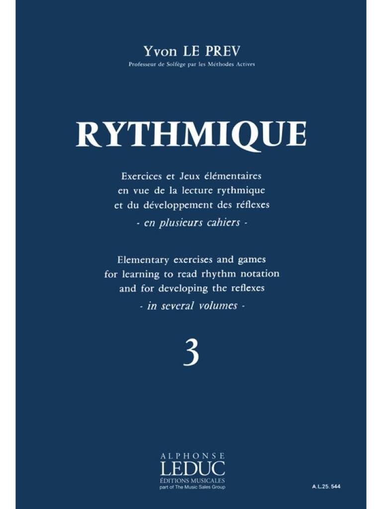 Rythmique, Exercices et jeux - Vol. 3. Cahiers d’Exercices. book