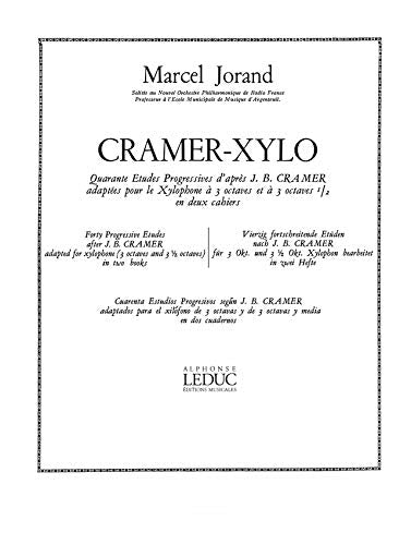 Marcel jorand: cramer-xylo vol.1: no.1 - no.25 (percussion solo) book