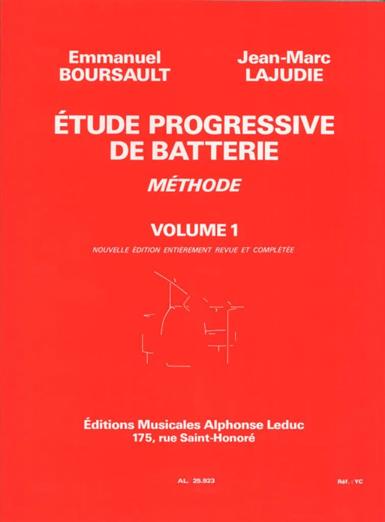 Etude progressive de batterie volume 1 Sheet Music