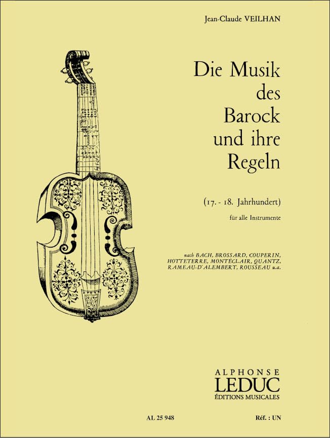 Die Musik des Barock und ihre Regeln. Sonstoge Variationen. Sheet Music