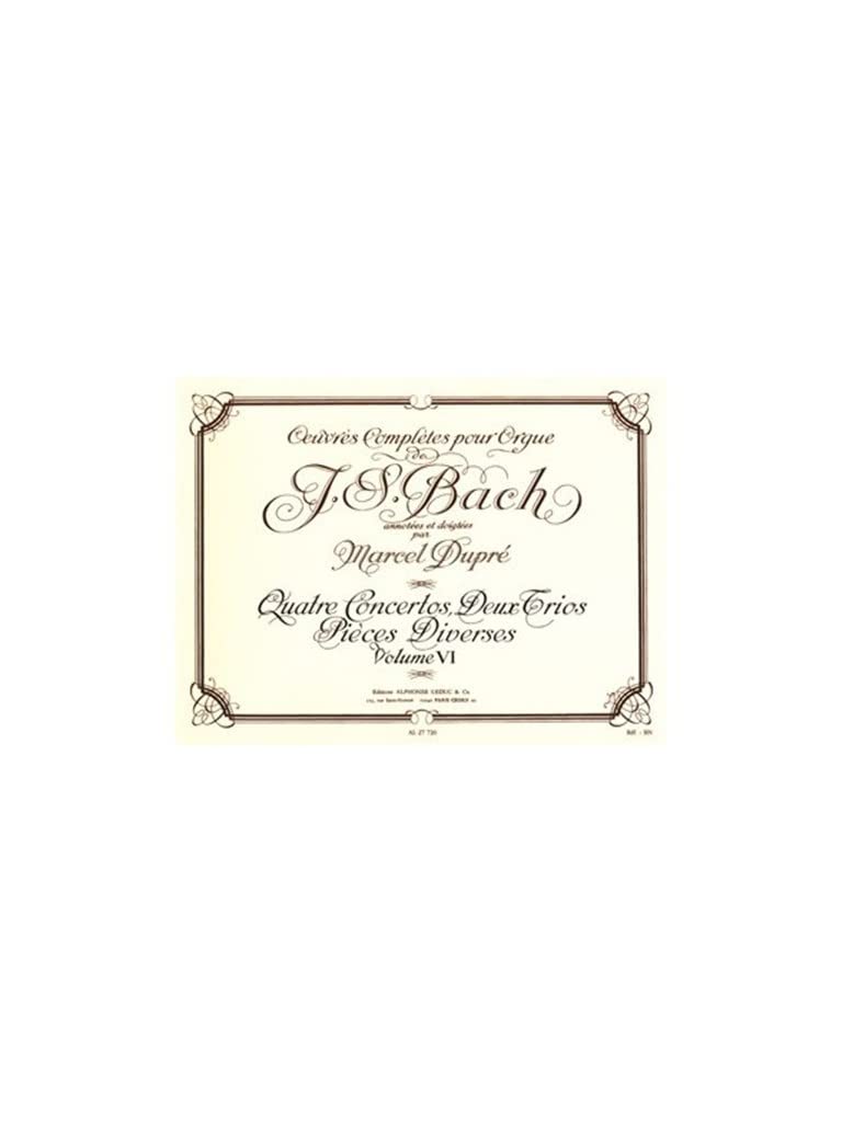OEUVRES COMPLETES POUR ORGUE VOL 06/4 CONCERTOS/2 TRIOS/PIECES DIVERSES/ORGUE book