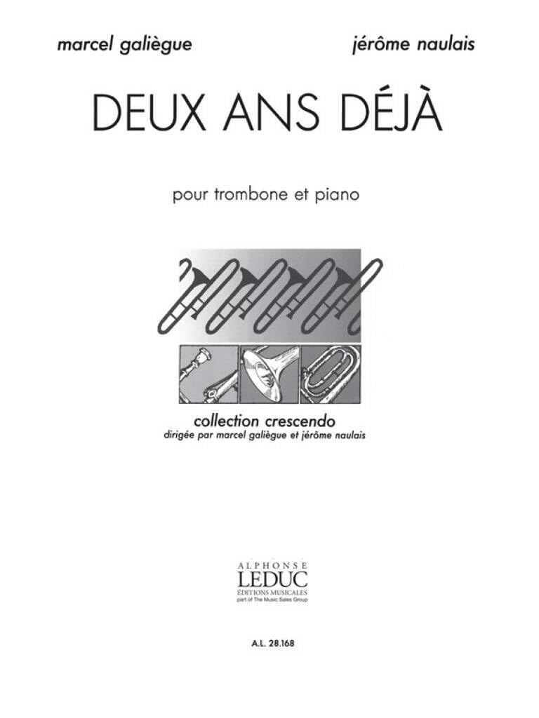 2 ANS DÉJÀ TROMBONE ET PIANO (COLLECTION CRESCENDO) book