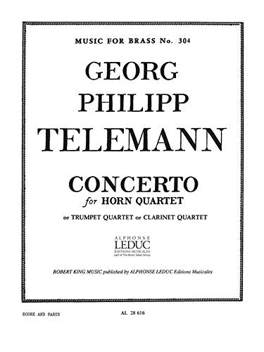 CONCERTO 4 CORS (OU 4 TPTTES OU 4 CLTTES) PTION/PTIES(MFB304) book