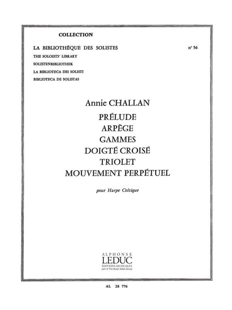 PRELUDE/ARPEGE/GAMMES/DOIGTE CROISE/TRIOLET/MOUV.PERPET./HARPE CELTIQUE(LM056) book