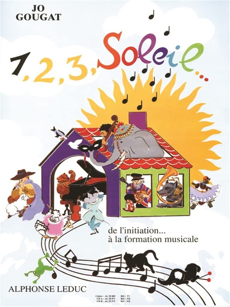 1,2,3 Soleil de l'Initiation - Volume 1. Solo pour Chant. Comprend Enregistrement(s) en ligne book