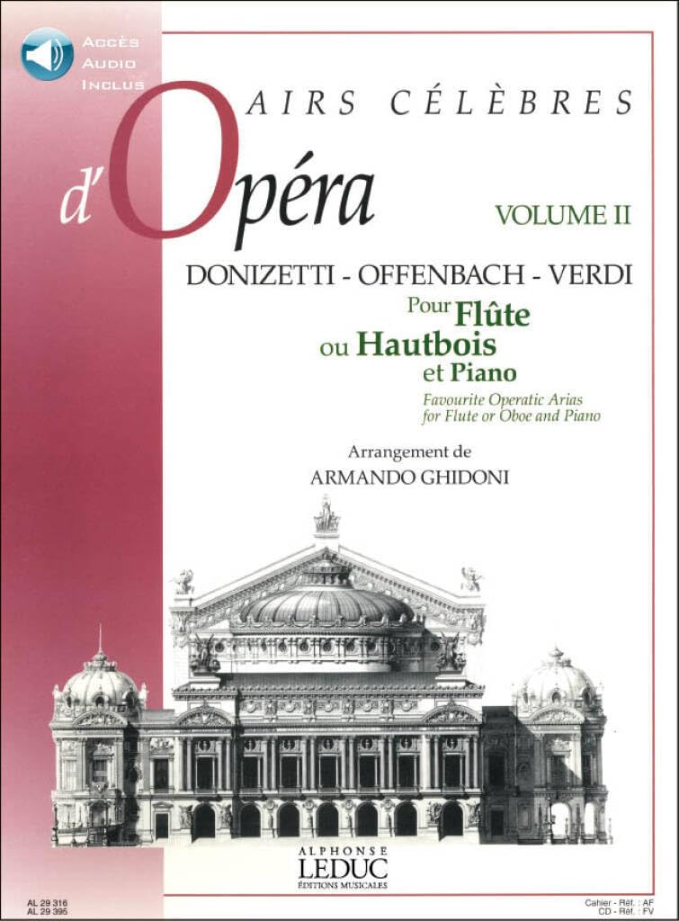 AIRS CELEBRES D'OPERAS VOL.2 (FLUTE/PIANO) Arts & Music