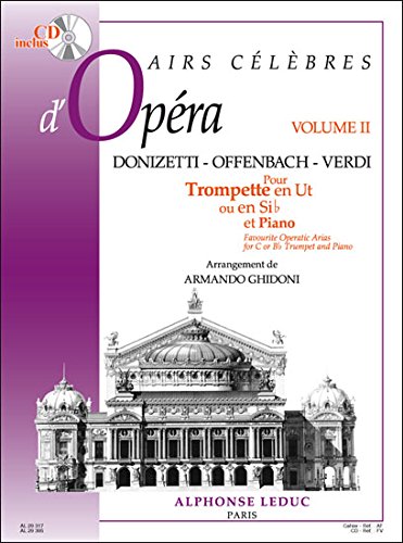 AIRS CELEBRES D'OPERAS VOL. 2 (TRUMPET/PIANO) TROMPETTE Arts & Music