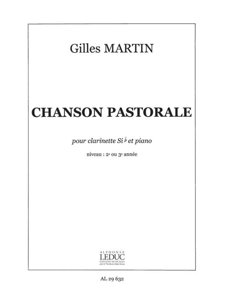 Gilles martin: chanson pastorale (clarinet & piano) book
