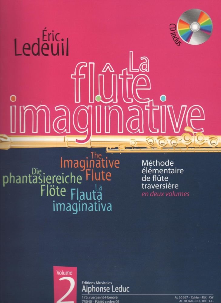 La Flute Imaginative - Volume 2. Comprend Enregistrement(s) en ligne Sheet Music