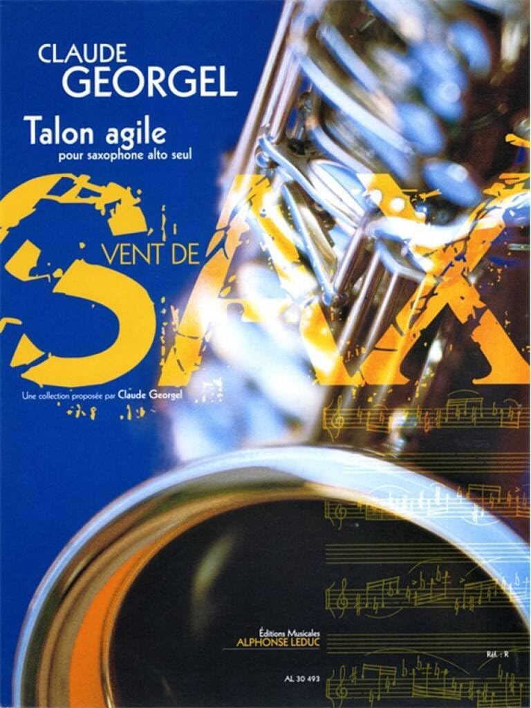 Georgel claude talon agile collection vent de sax alto saxophone book book