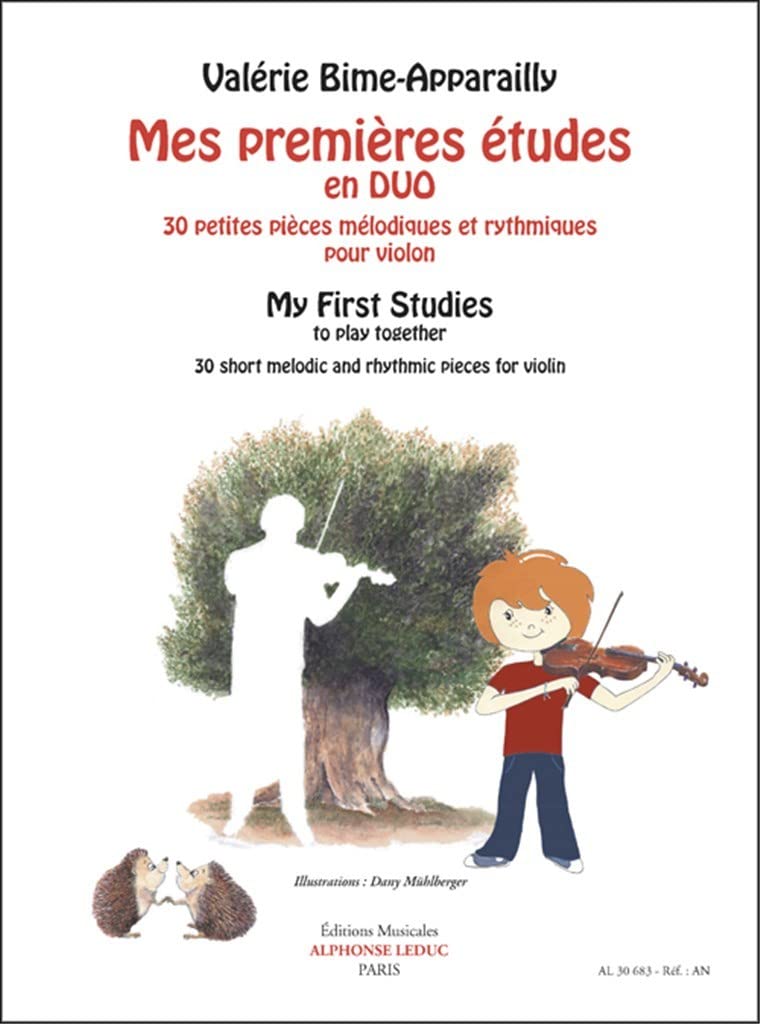 Mes premières études en duo pour violon book