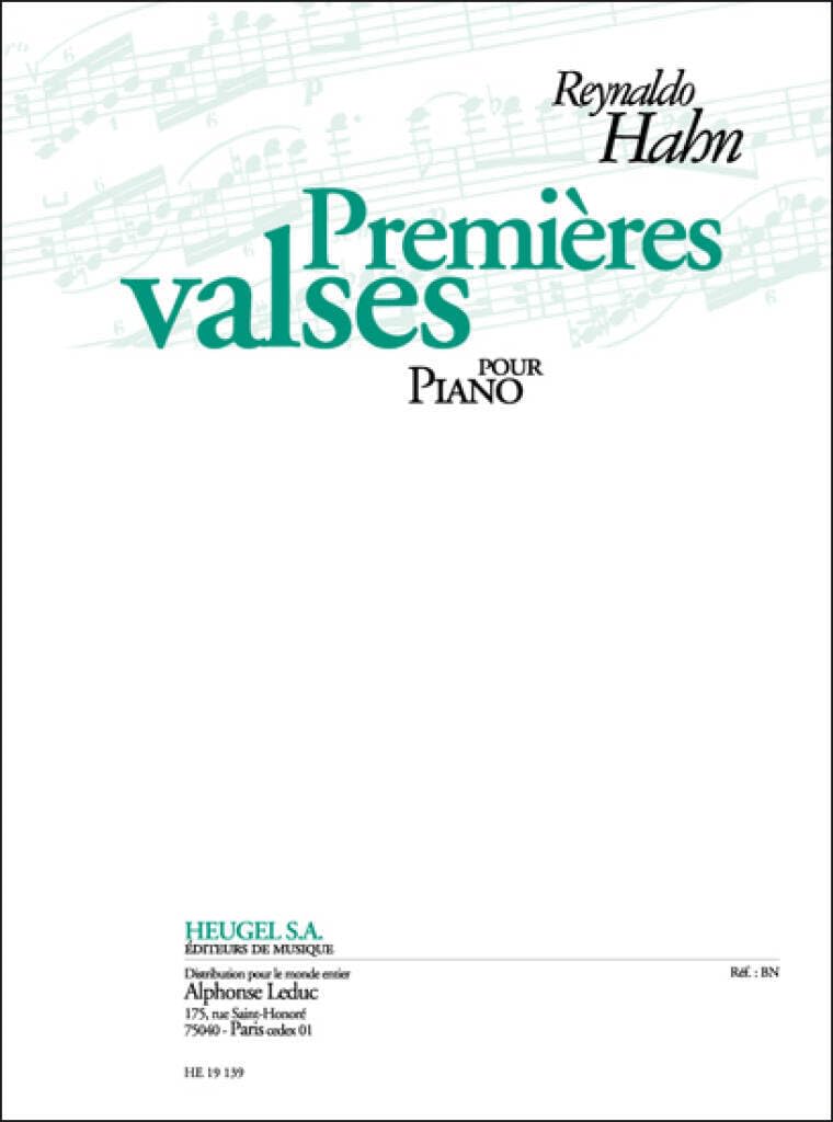HAHN: PREMIERES VALSES POUR PIANO PIANO Arts & Music