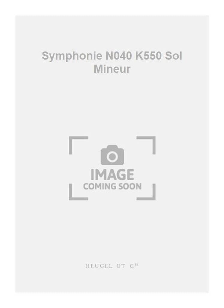 Wolfgang amadeus mozart: symphony no.40, kv550 (ph24) (orchestra) book