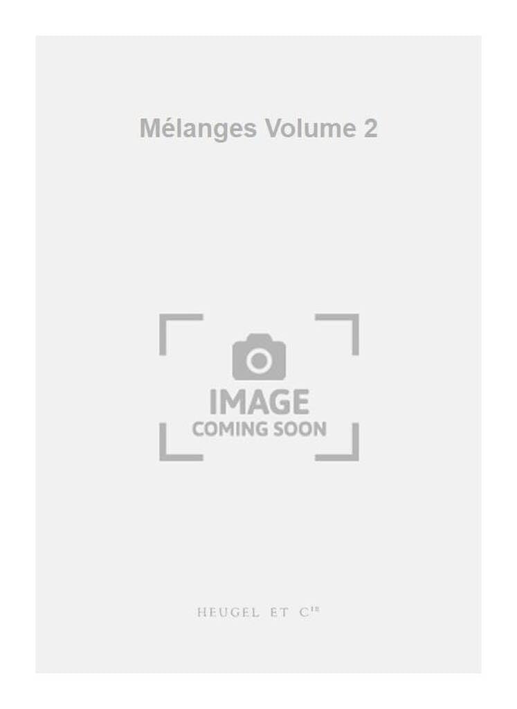 MELANGES FOR FLUTE OR OBOE AND TAPE (VOLUME 2) Arts & Music