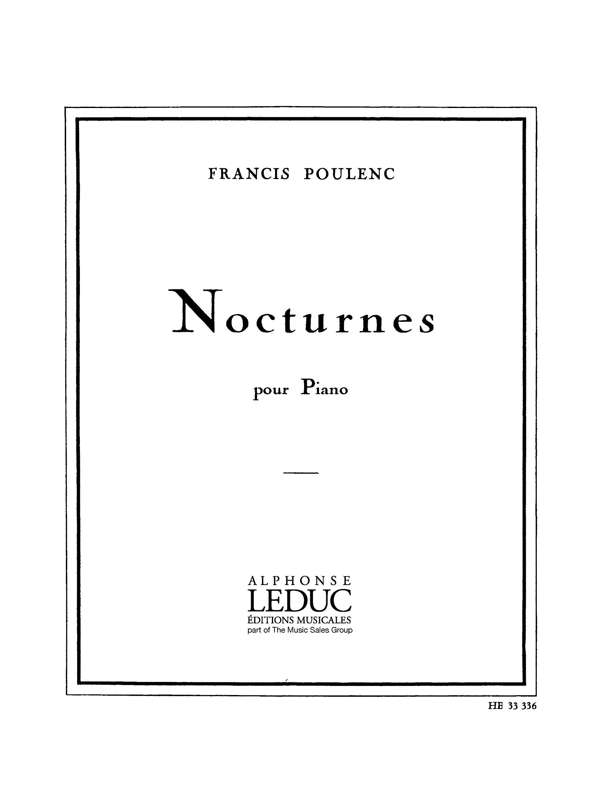 8 Nocturnes . Klavier Solo. Sheet Music