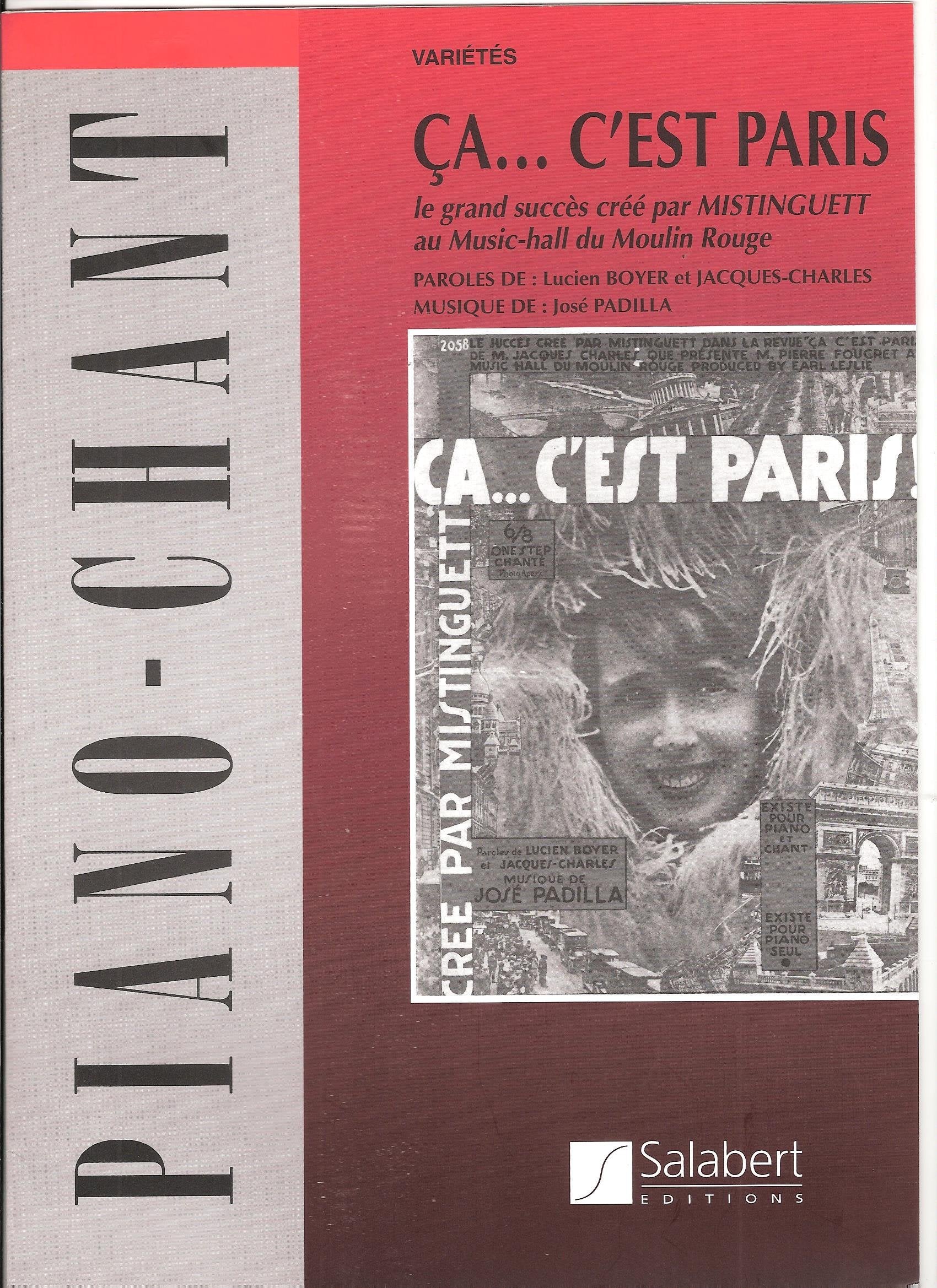 Product Image: CA C'EST PARIS VARIOUSTES (CHT-PNO CHANT