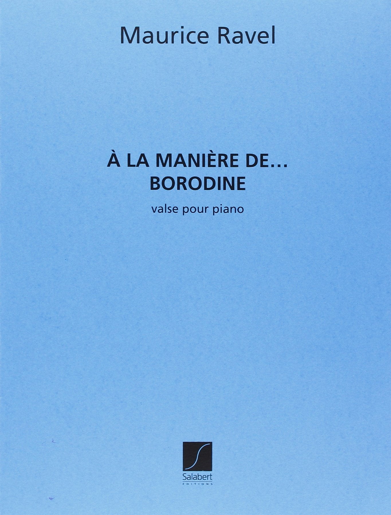 A la manière de Borodine - Piano book
