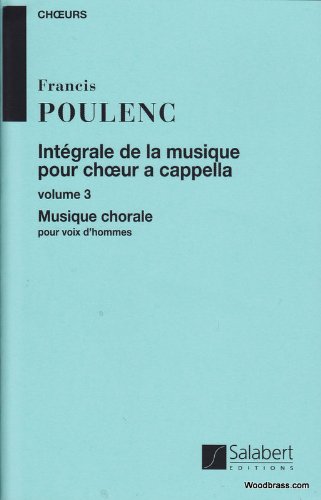 Integrale de la musique volume 3 chant book