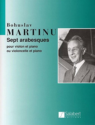 SALABERT MARTINU B. - SEPT ARABESQUES - VIOLON ET PIANO Books