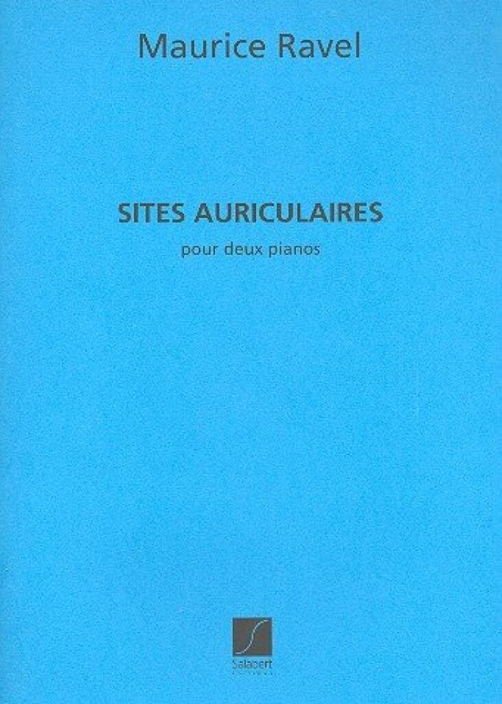 Sites Auriculaires Pour Deux Pianos. Partitur Sheet Music