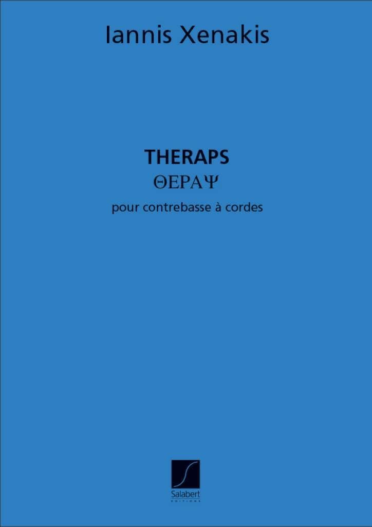 THERAPS, POUR CONTREBASSE SOLO Arts & Music