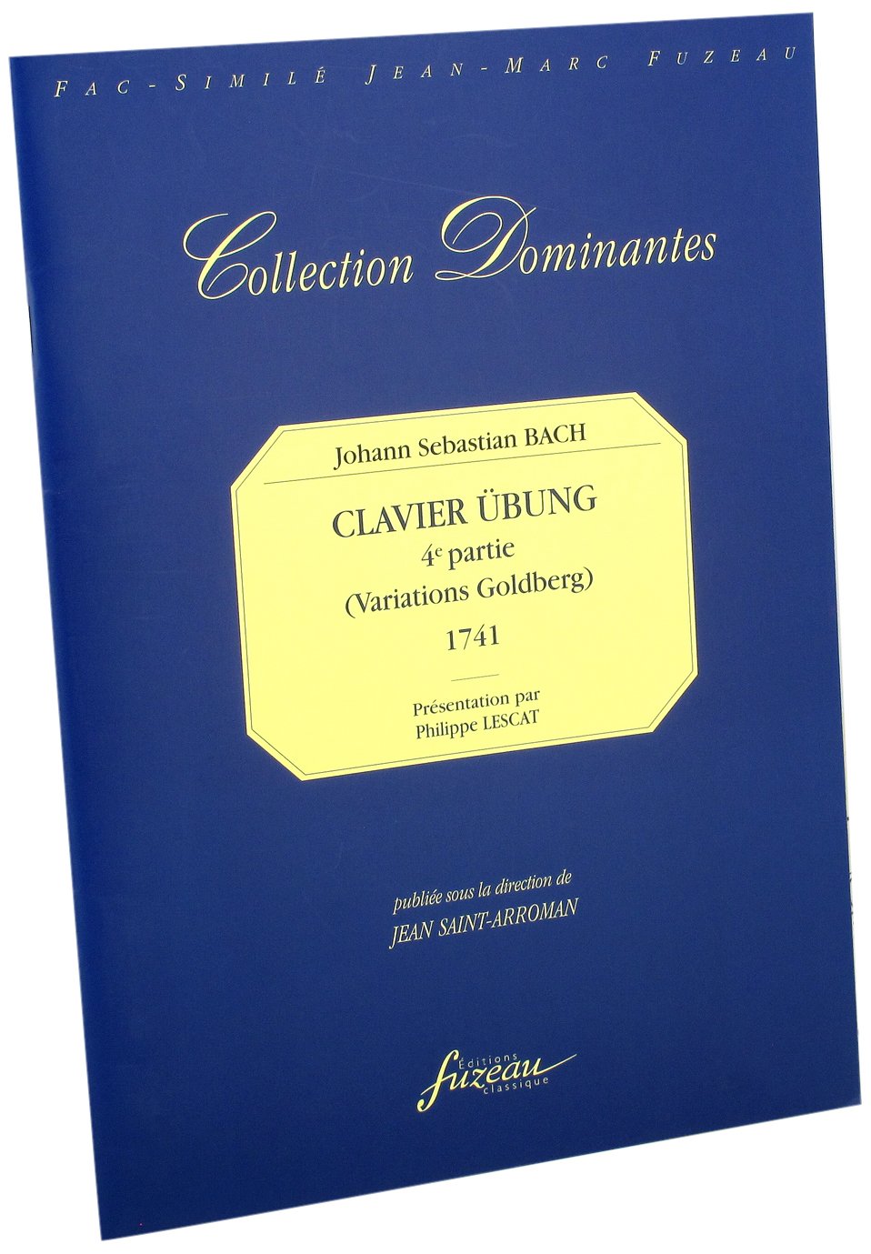 Clavier übung - 4e partie - Variations Goldberg - (s.d. = 1741) Sheet Music