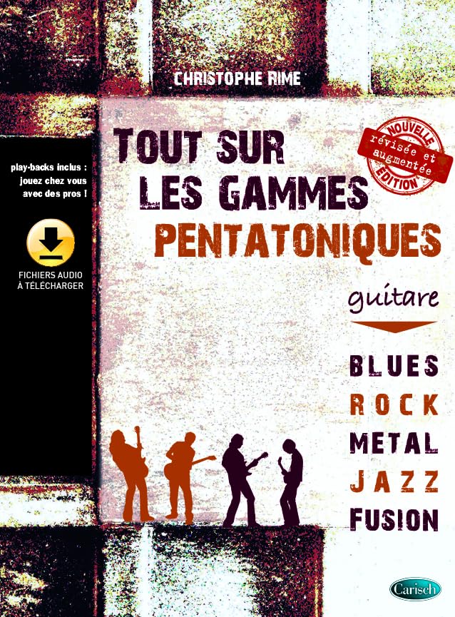 Les Pentatoniques. Gitarre Solo. Enthält Online-Audio Sheet Music
