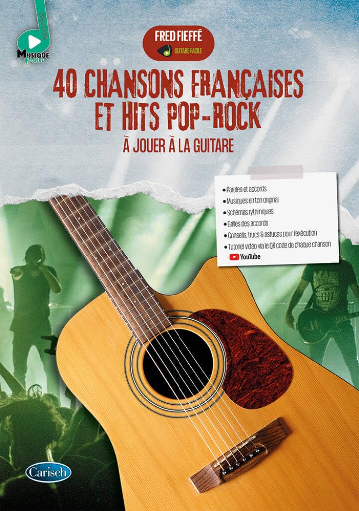 40 Chansons Francaises et Hits Pop-Rock Guitare. Comprend Enregistrement(s) en ligne book