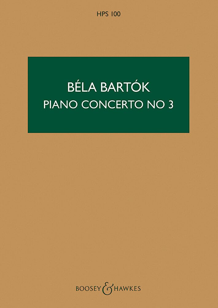 Klavierkonzert Nr. 3: HPS 100. Klavier und Orchester. Studienpartitur. (Hawkes Pocket Scores, HPS 100) Sheet Music