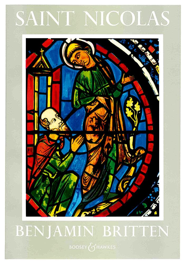 Saint Nicolas: A Cantata. op. 42. Tenor solo, gemischter Chor (SATB), Frauenchor (SA), 4 Knabenstimmen, Streichorchester, Klavier 4-händig und Schlagzeug. Klavierauszug. Sheet Music