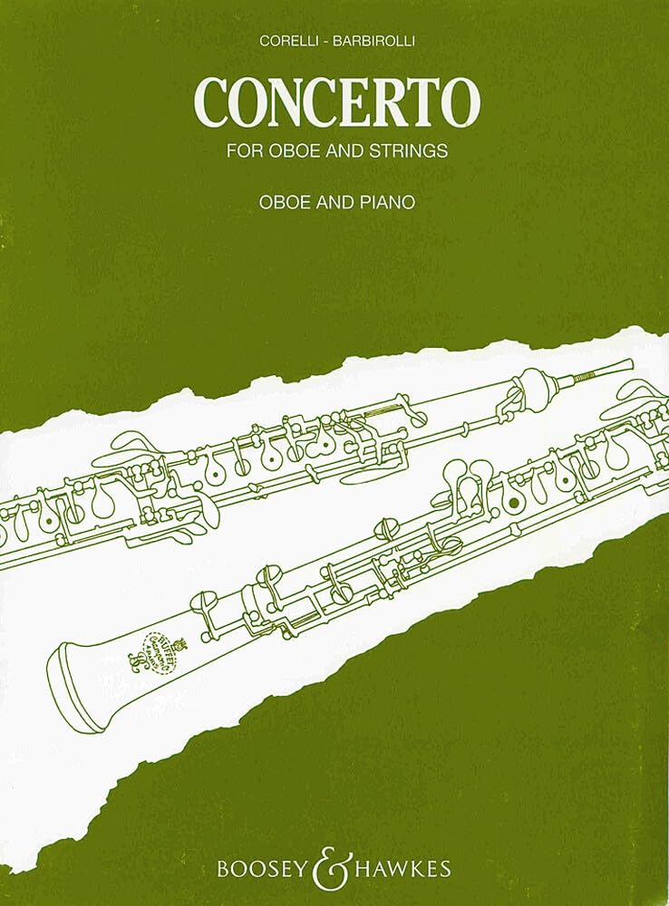 Konzert für Oboe und Streicher: nach Themen von Arcangelo Corelli. Oboe und Streichorchester. Klavierauszug mit Solostimme. Sheet Music